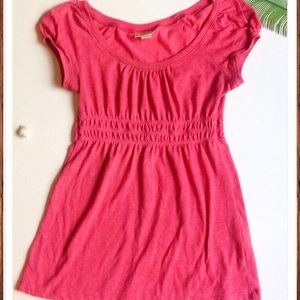 FREE PEOPLE PINK SHIRT